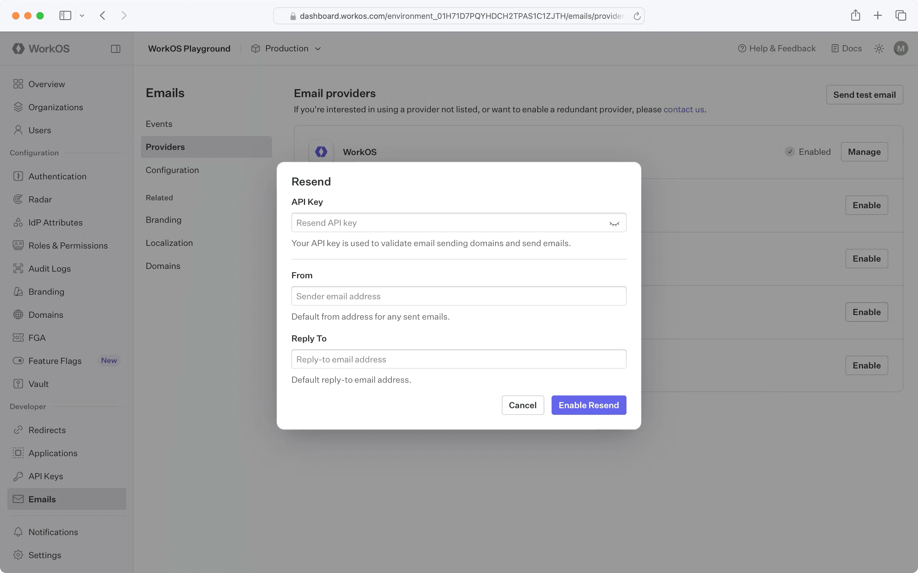 WorkOS Integration
